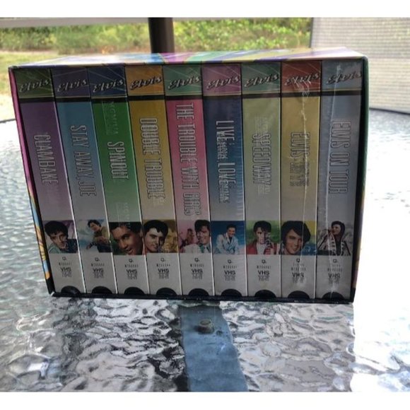 NWOT Elvis Presley Commemorative Collection VHS Gift Set - Picture 2 of 3